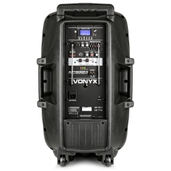 Kolumna mobilna z mikrofonami 800W Vonyx AP1500PA 15